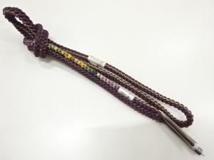 未使用品　正絹　手組帯締め
